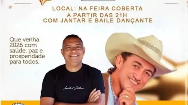 Programação oficial para a celebração do Réveillon 2026